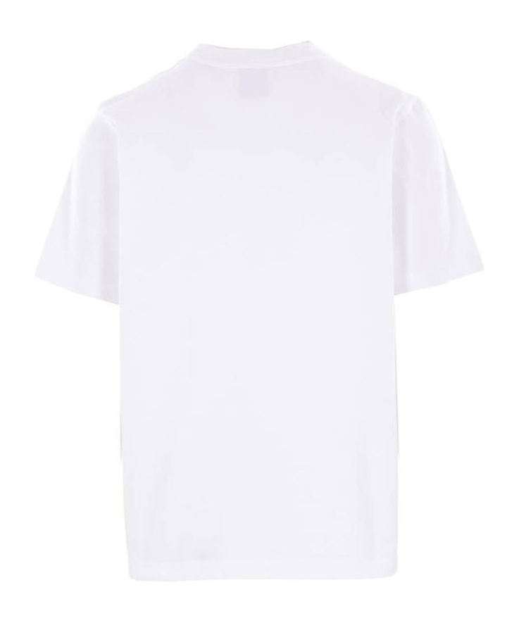 Casablanca Cotton Crew Neck T-shirt With Graphic Print In White