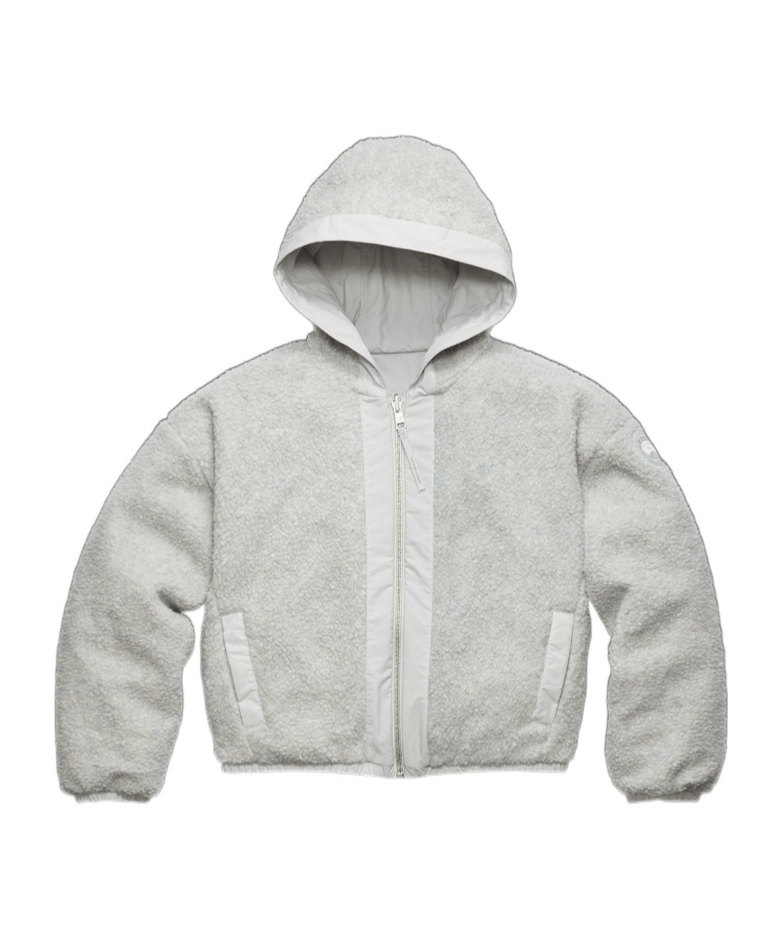 Canada Goose Women's Alberni Reversible Fleece Bomber In Gray