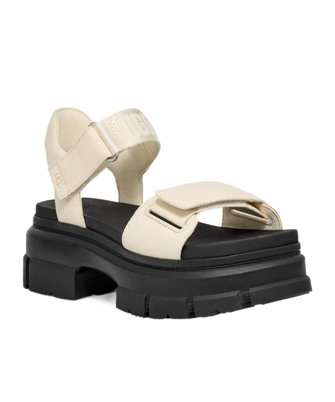 UGG ASHTON 70MM LEATHER SANDALS