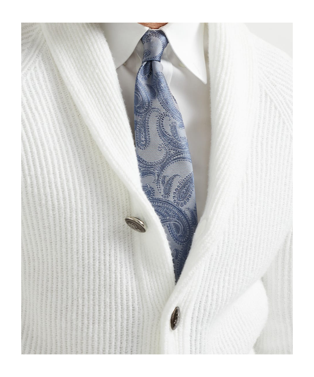 Brunello Cucinelli Paisley Tie In Blue