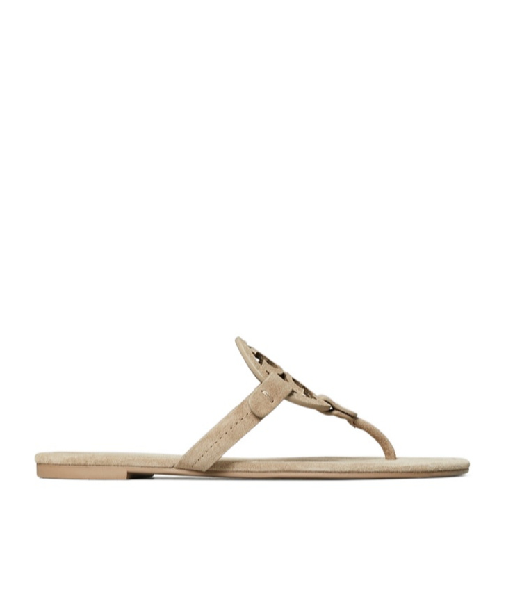 Tory Burch Miller Sandals In Nude