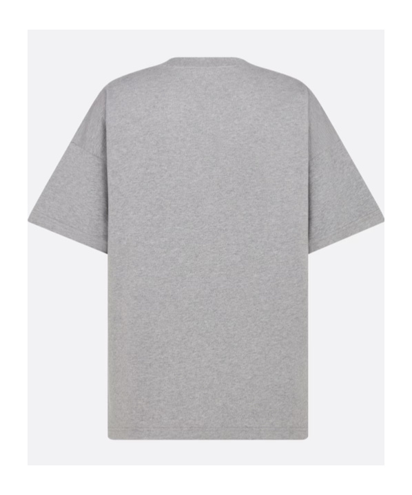 Dior Item O-neck Short-sleeved T-shirt In Gray