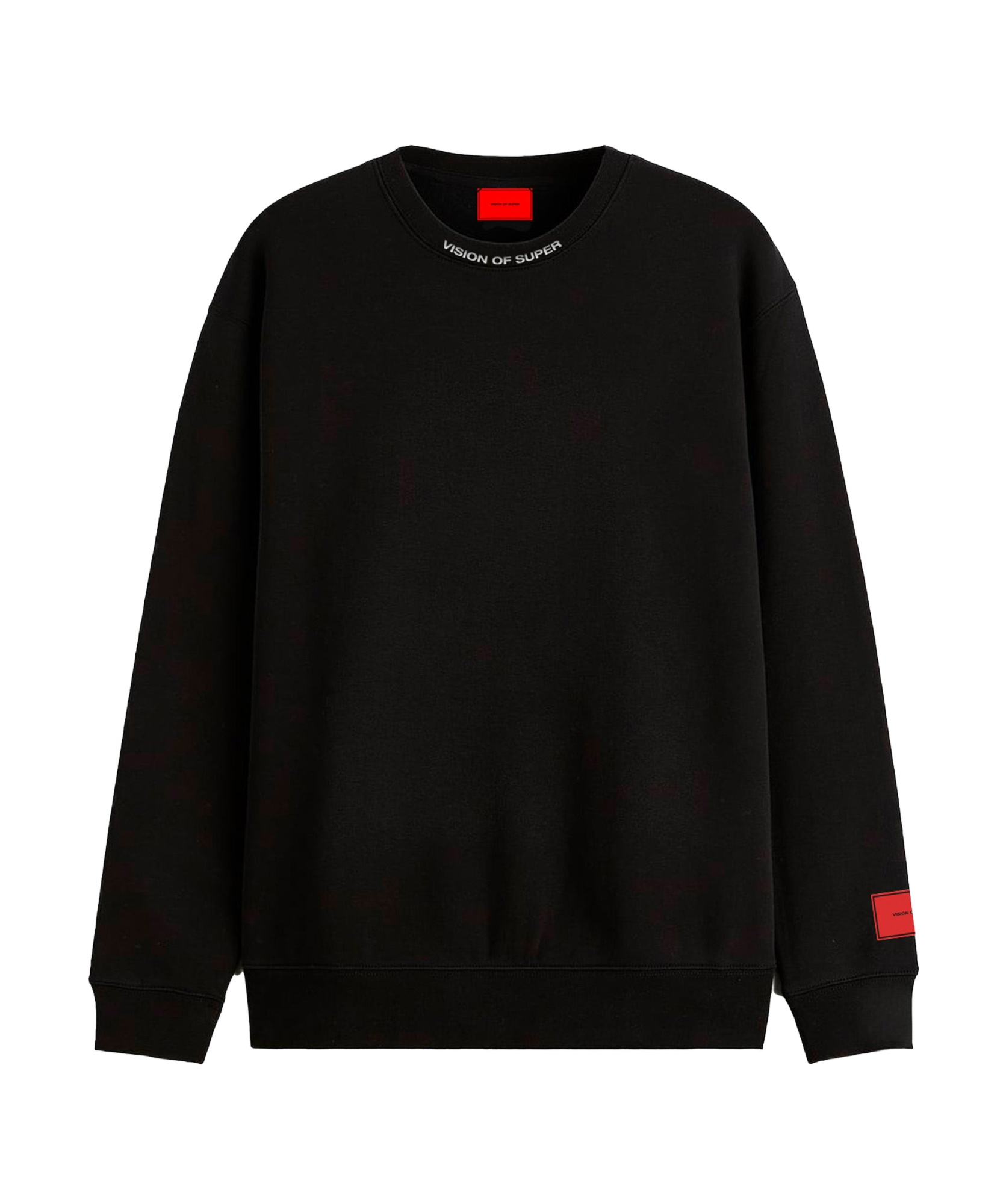 Vision Of Super Ruined Skull Sweatshirt In Black