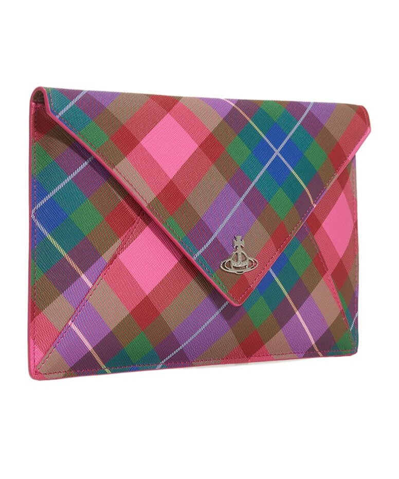 Vivienne Westwood Envelope Clutch In Multicolor