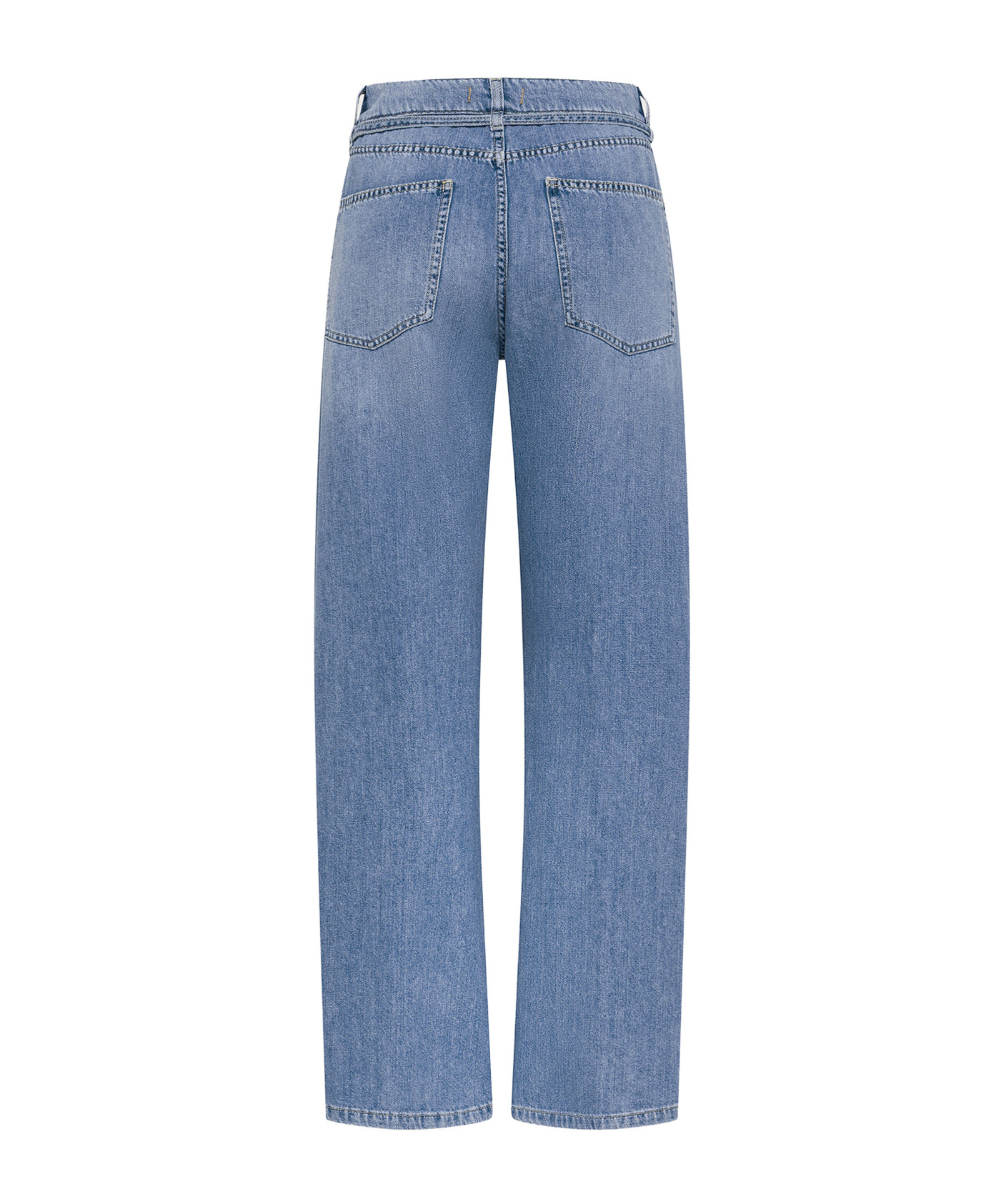 Seventy Belt Loop Jeans In Blue