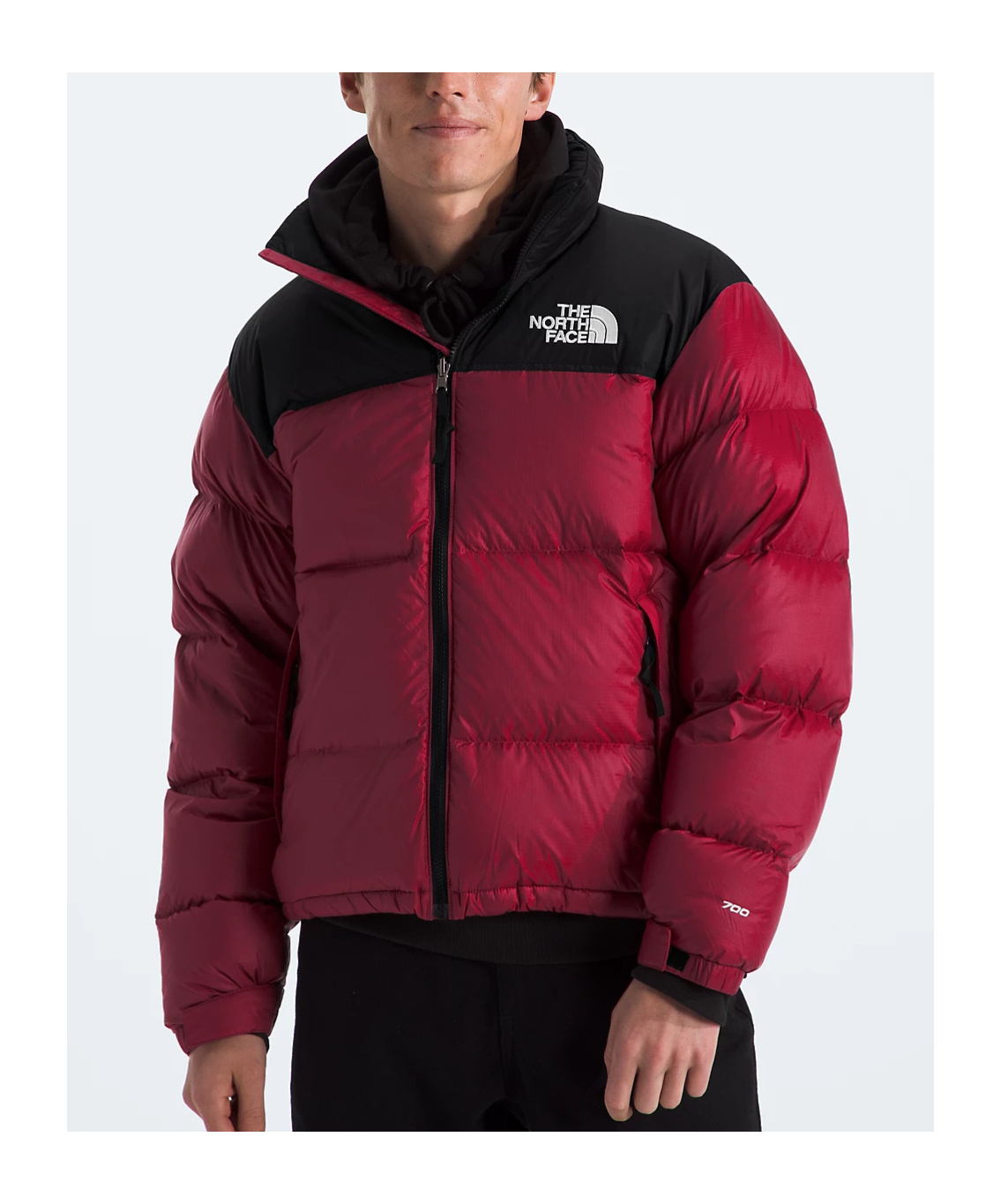 The North Face Vintage Nuptse Jacket Down Jacket In Red