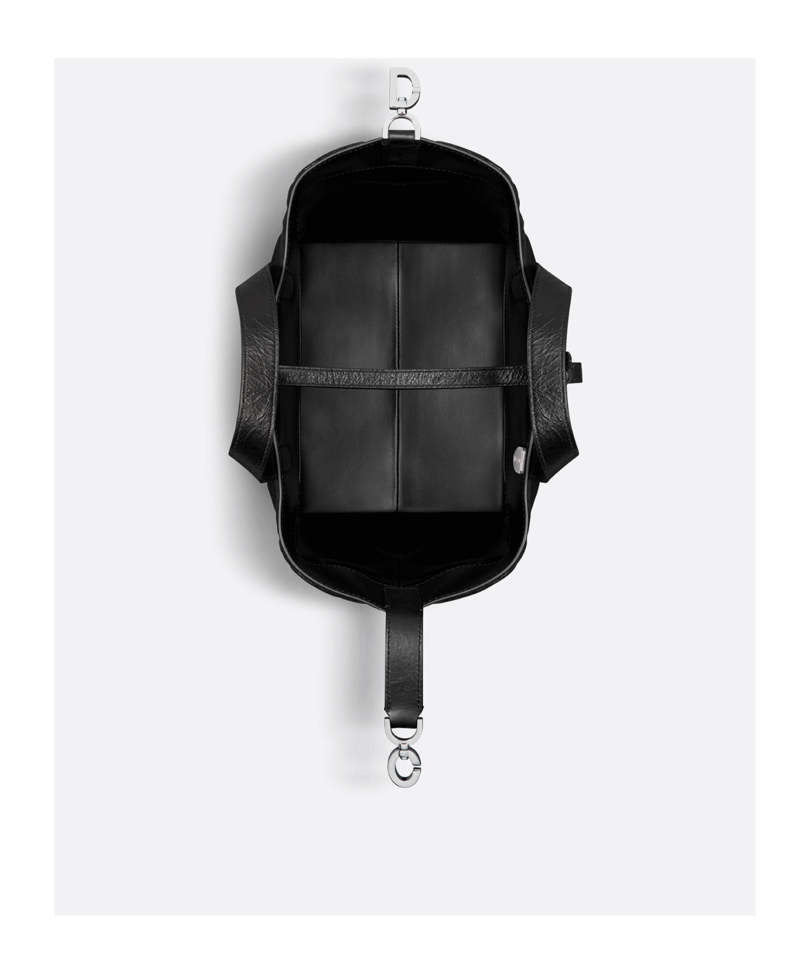 Dior Medium Double Handle Shoulder Bag In Black