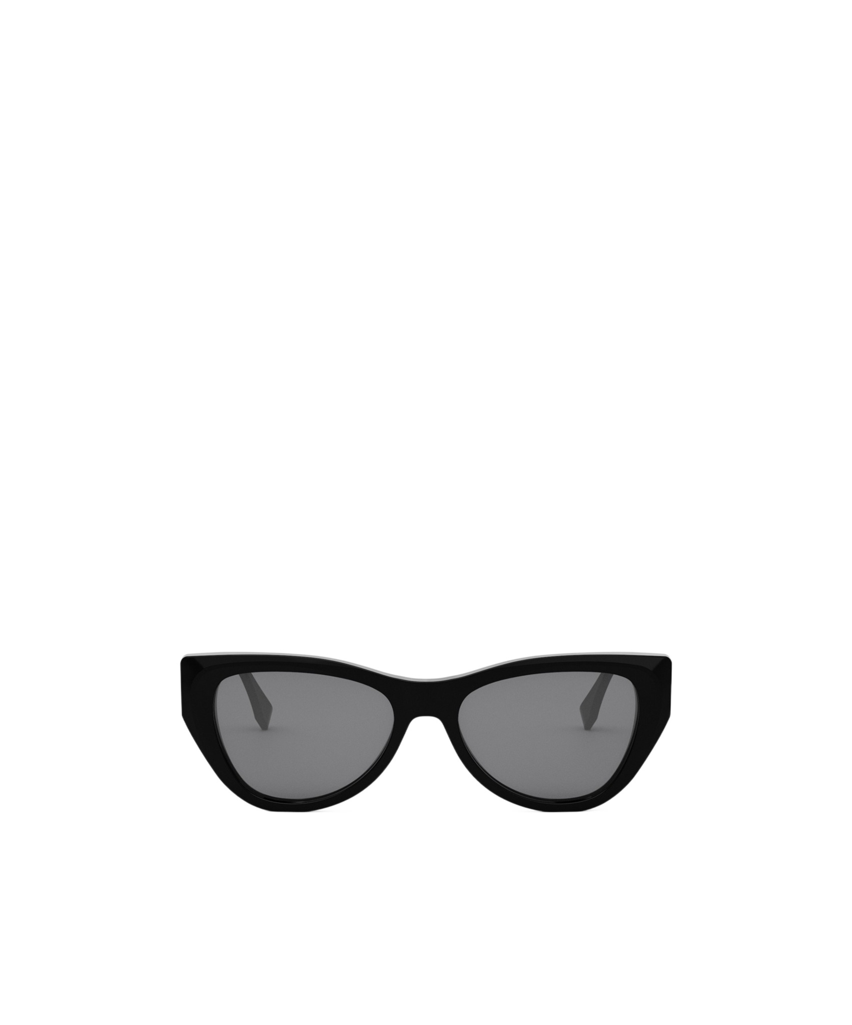 Fendi Smoke Cat Eye Ladies Sunglasses Fe40135i 01a 135 In Black