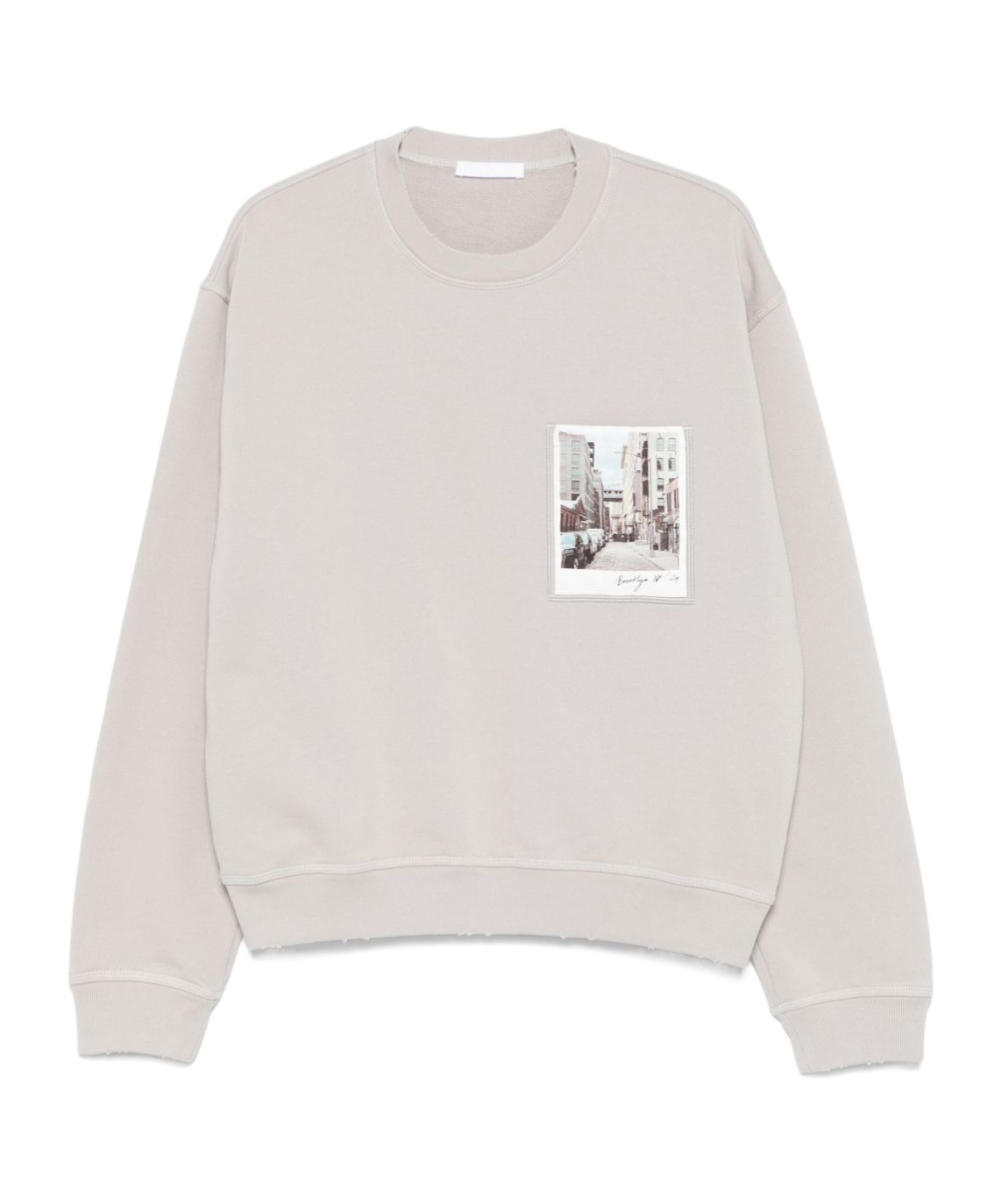 Helmut Lang Dumbo-postcard Sweatshirt In White