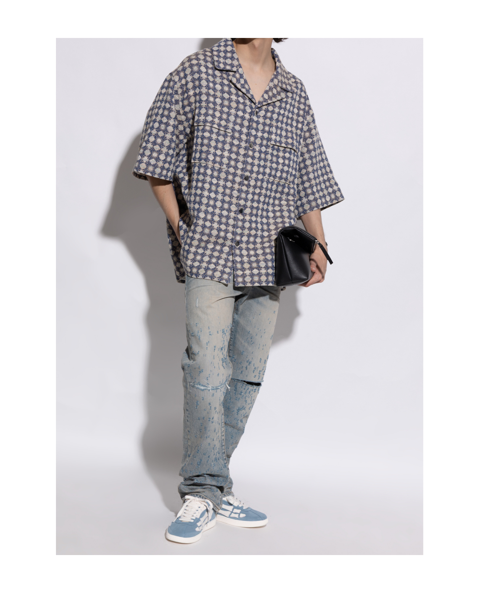 Amiri Pacific Bones In Blue
