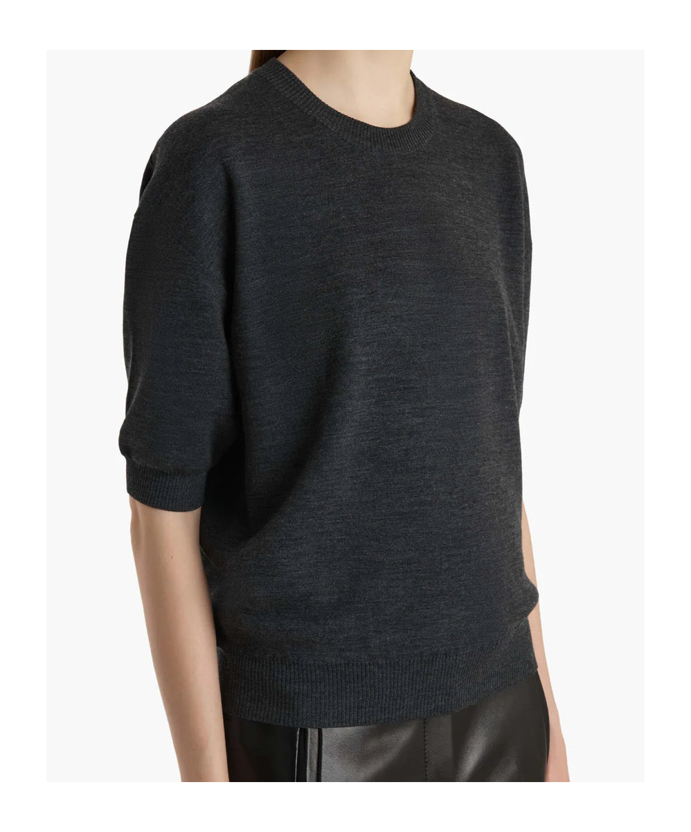 Khaite Faye Wool Sweater In Black