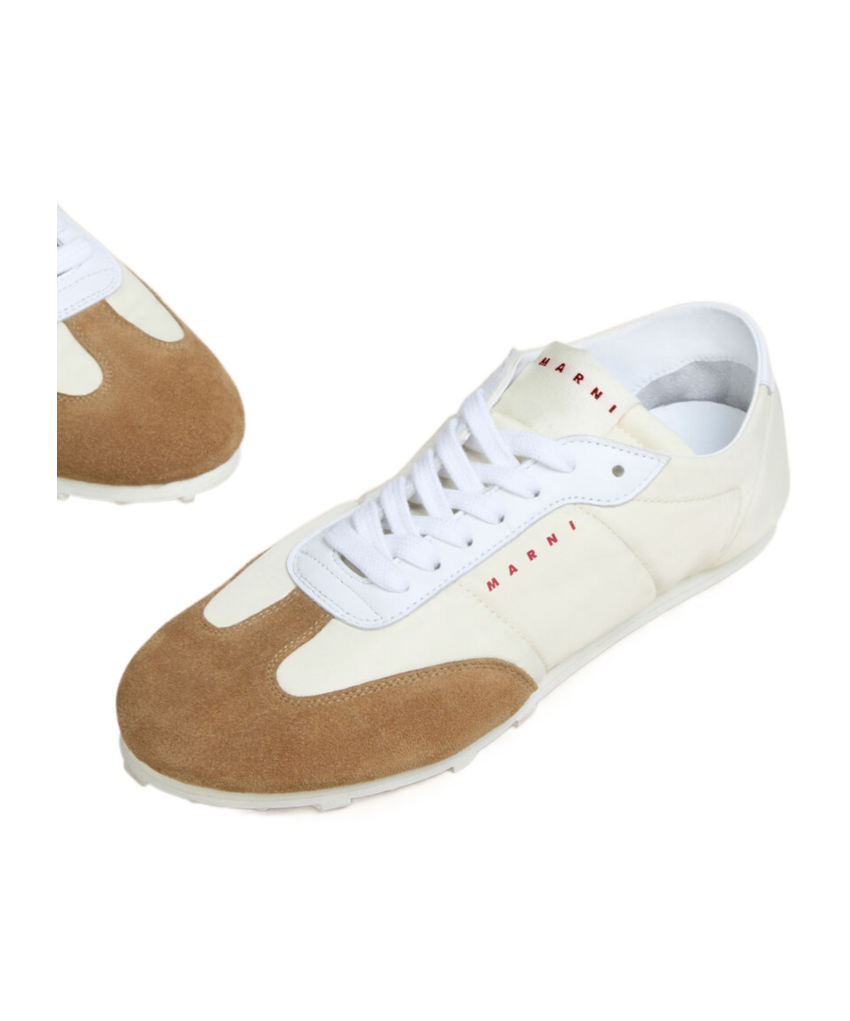 Marni Off-white Nylon Softy Soccer Sneaker