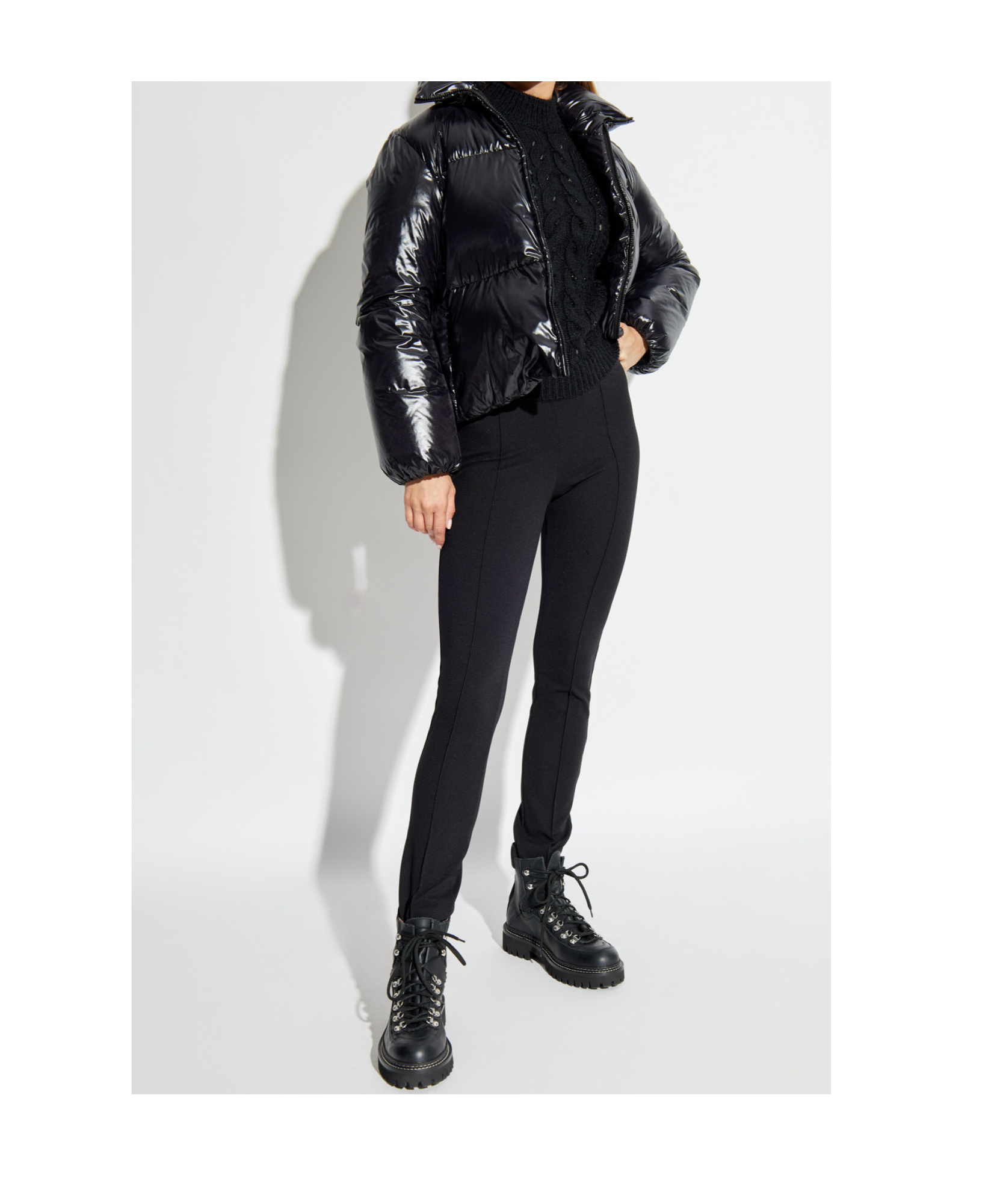 Moncler Embroidered Mohair Blend Sweater In Black