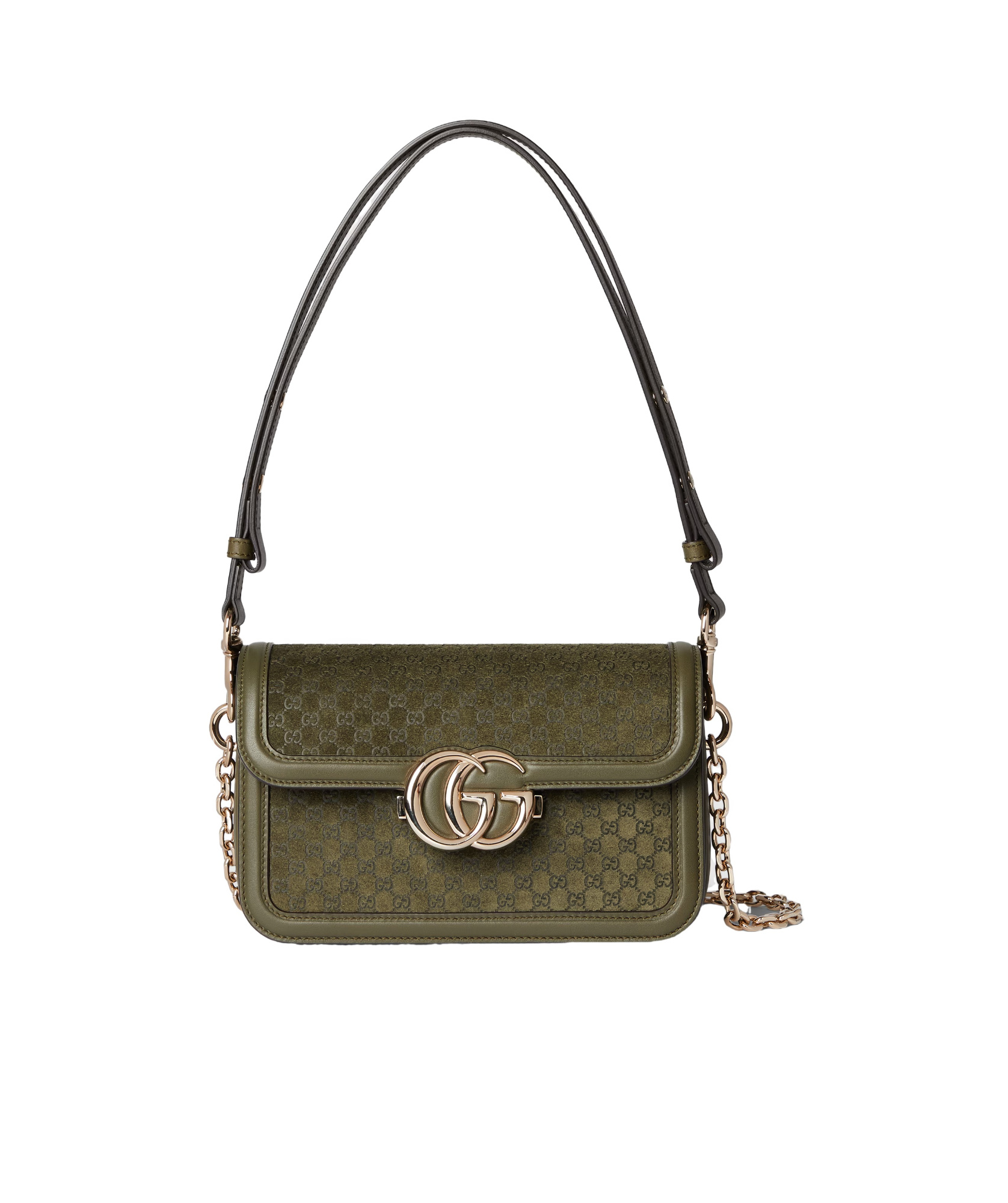Gucci Go Small Shoulder Bag In Green