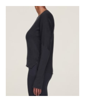 Y-3 Running Long-sleeved T-shirt In Black