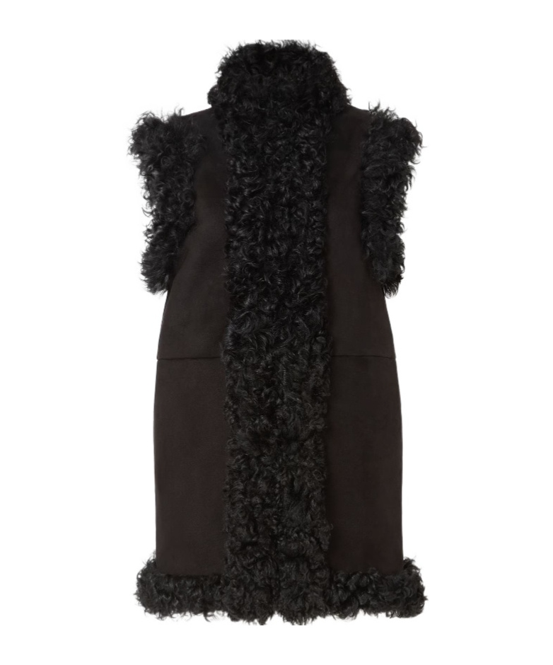 Fendi Sleeveless Vest In Black