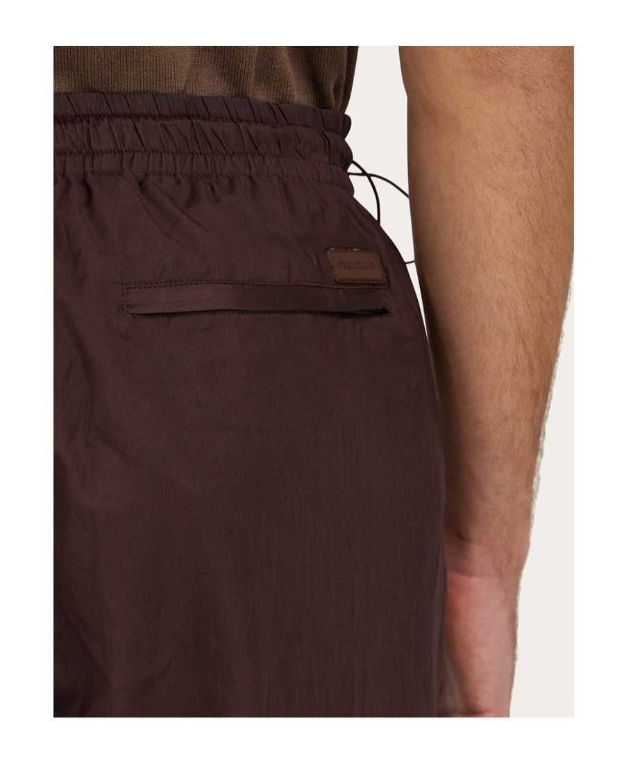 Ferragamo Drawstring Jogger In Brown