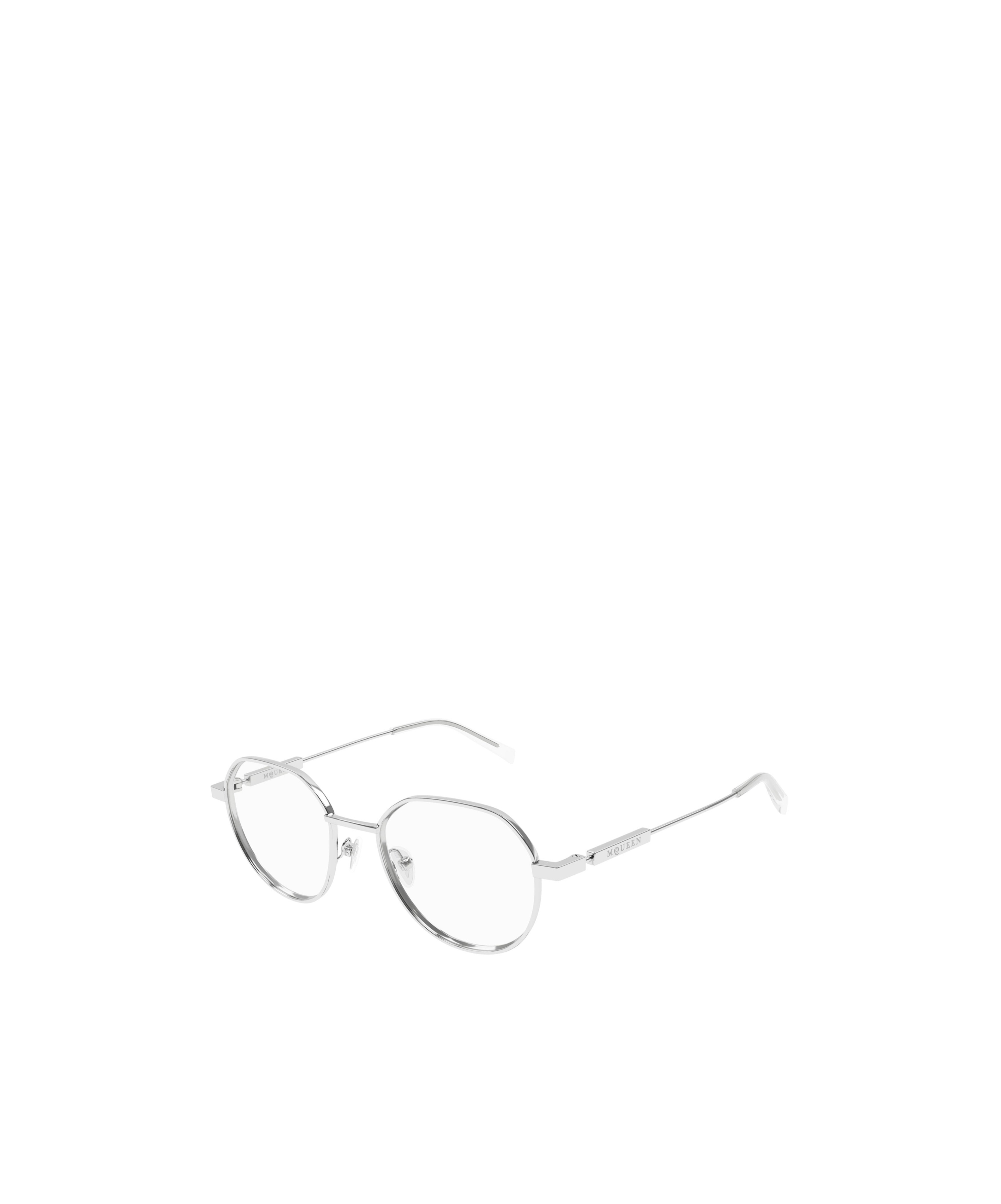 Alexander Mcqueen Geometrically Framed Flat Mirror In White