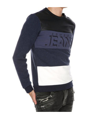 Armani Jeans Long-sleeved Sweater In Black