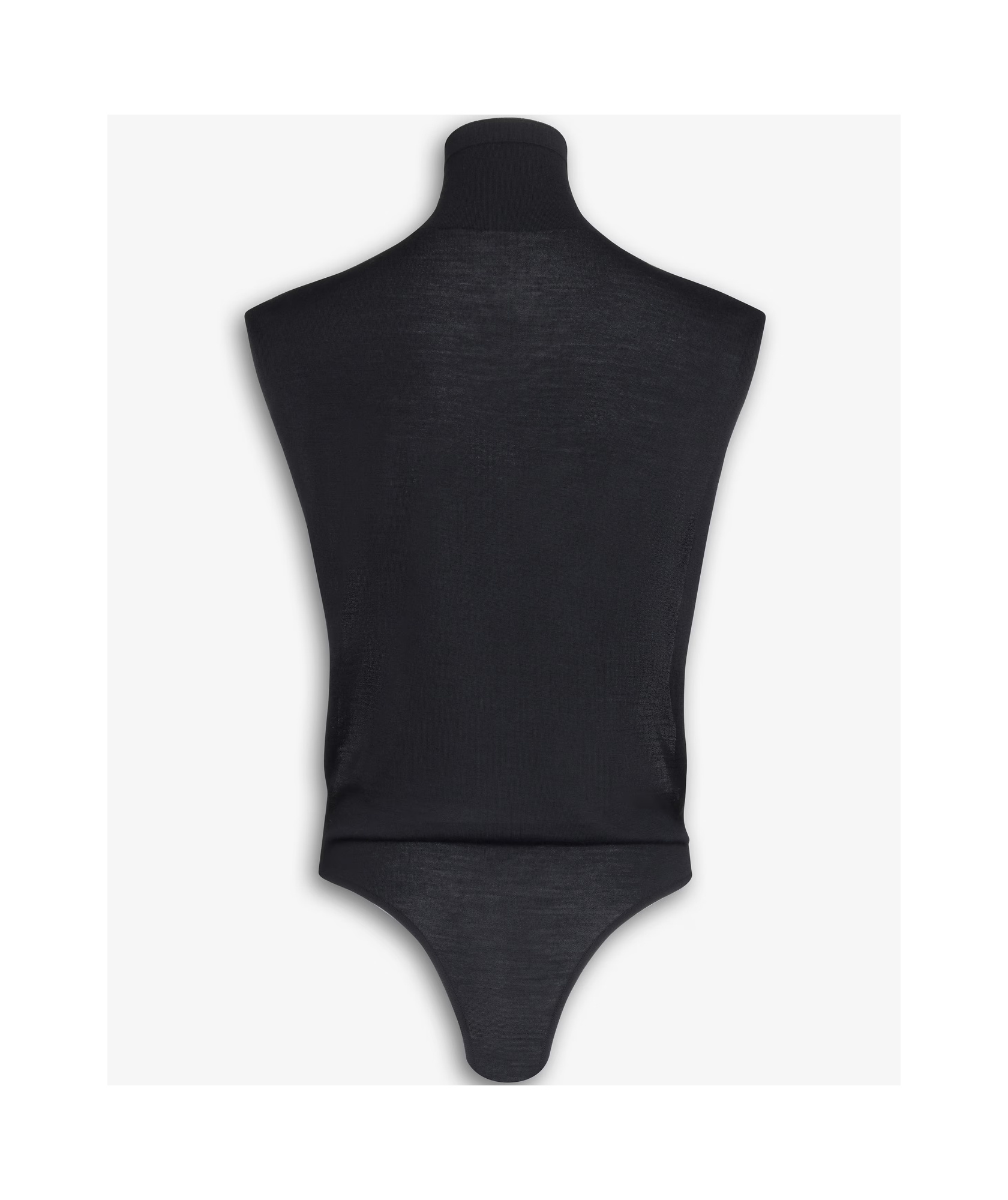 Shop Alaïa High-neck Wool Jumpsuit In Black