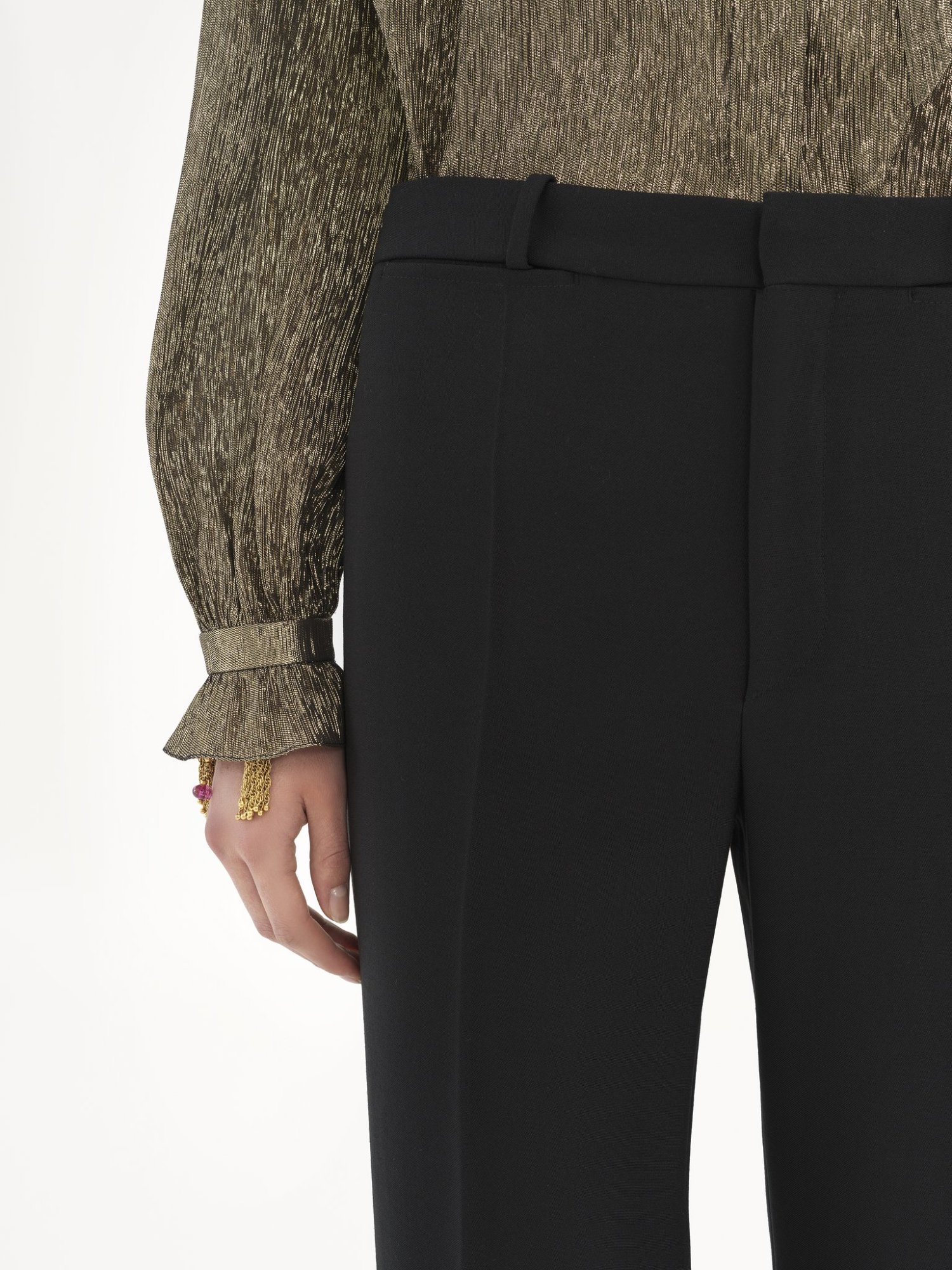 CHLOÉ FLARED TAILORED TROUSERS