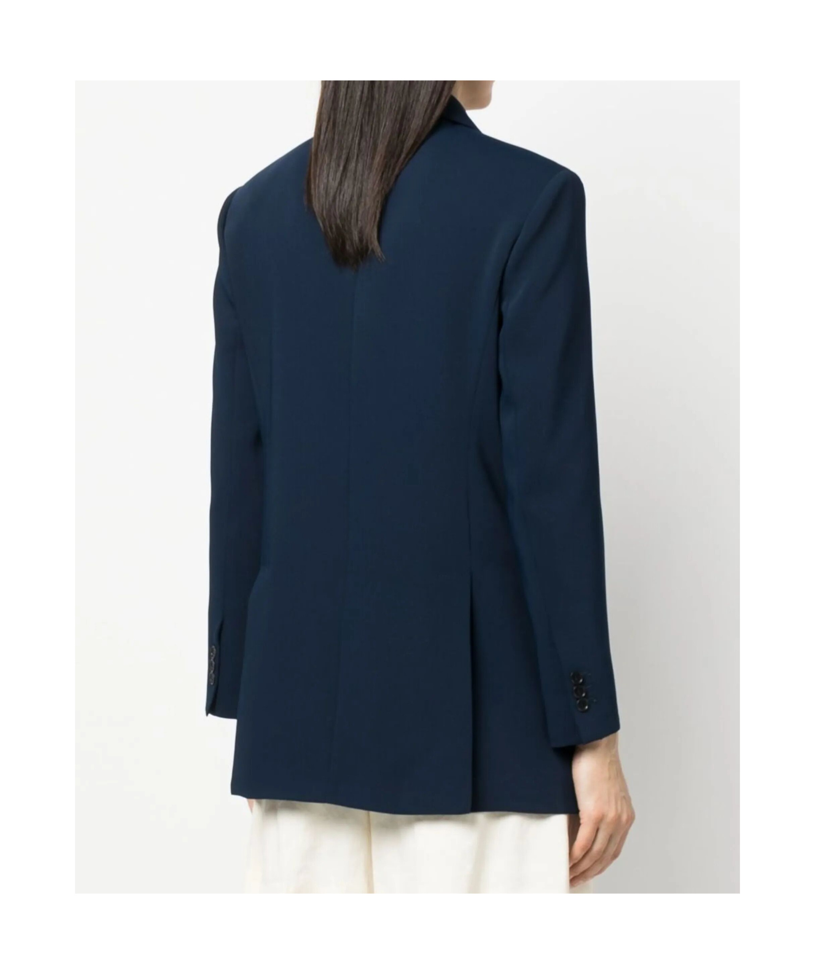 P.a.r.o.s.h Double-breasted Jacket Buttoned Cuffs In Blue