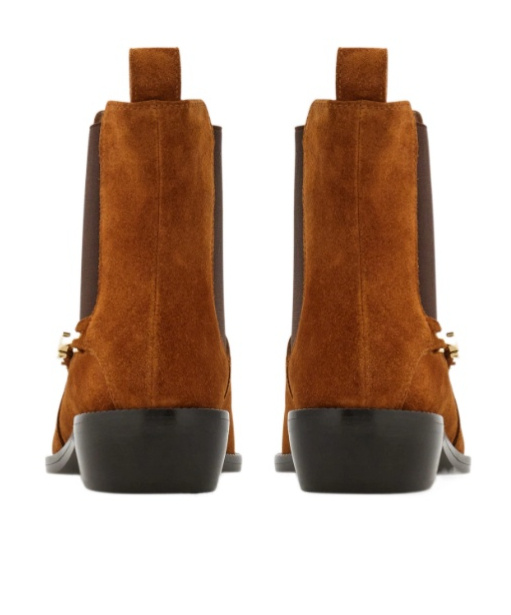 Ferragamo F Buckle Chelsea Boot In Multi
