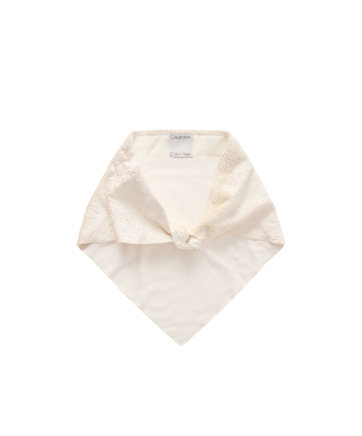 Calvin Klein Suede Scarf In White