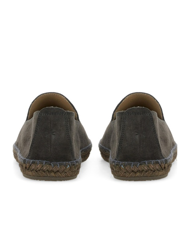Manebi Espadrille In Suede In Black