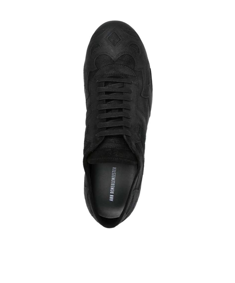 Ann Demeulemeester Siru Low-top Boxing Sneakers In Black