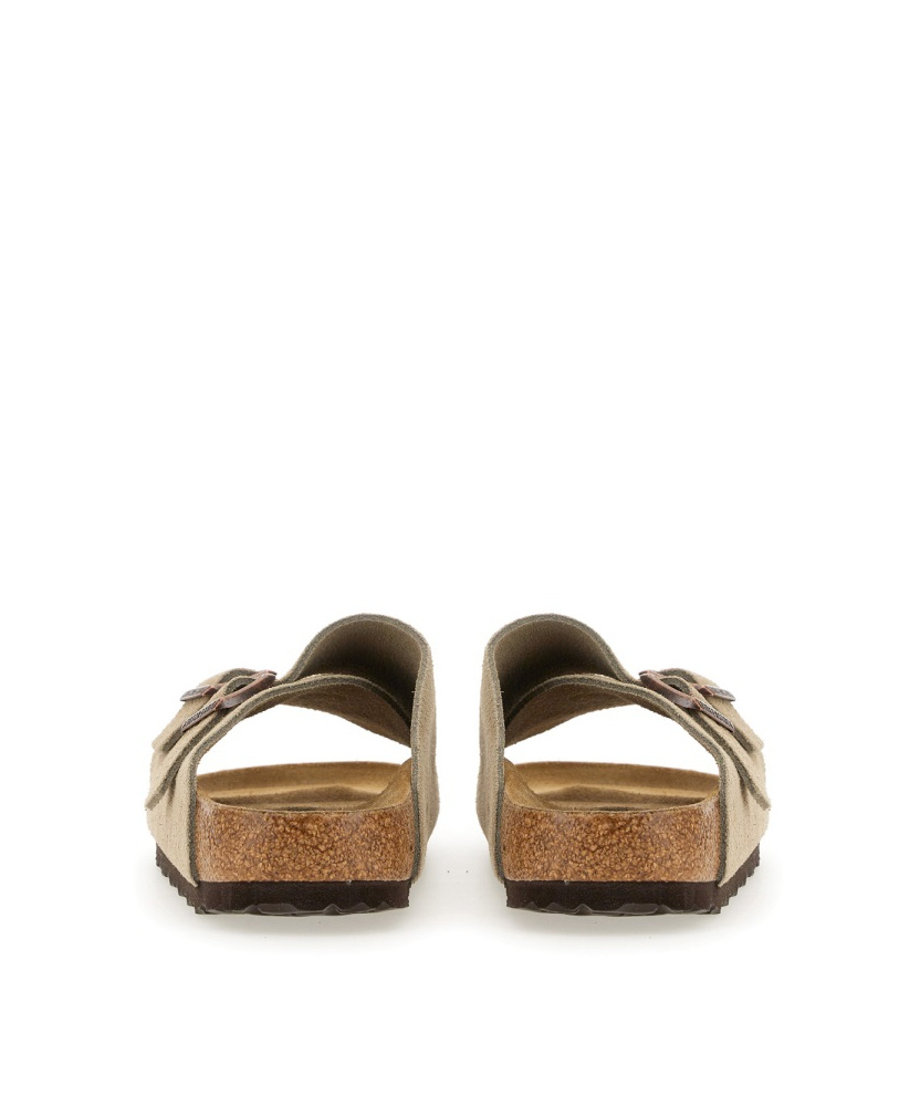 Birkenstock Zürich Suede Flat Sandals In Brown