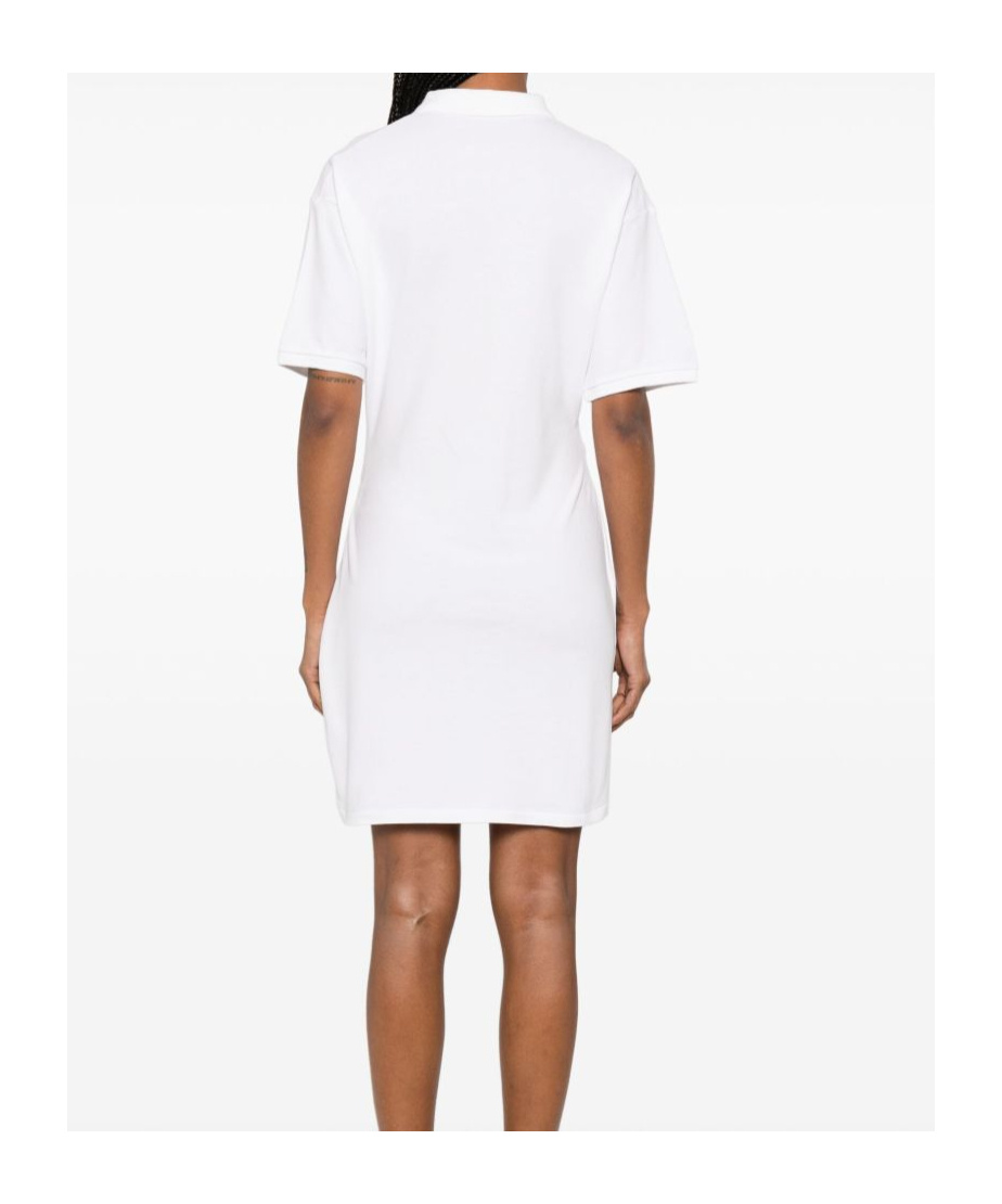 Shop Polo Ralph Lauren Draped-panel Mini Dress In White