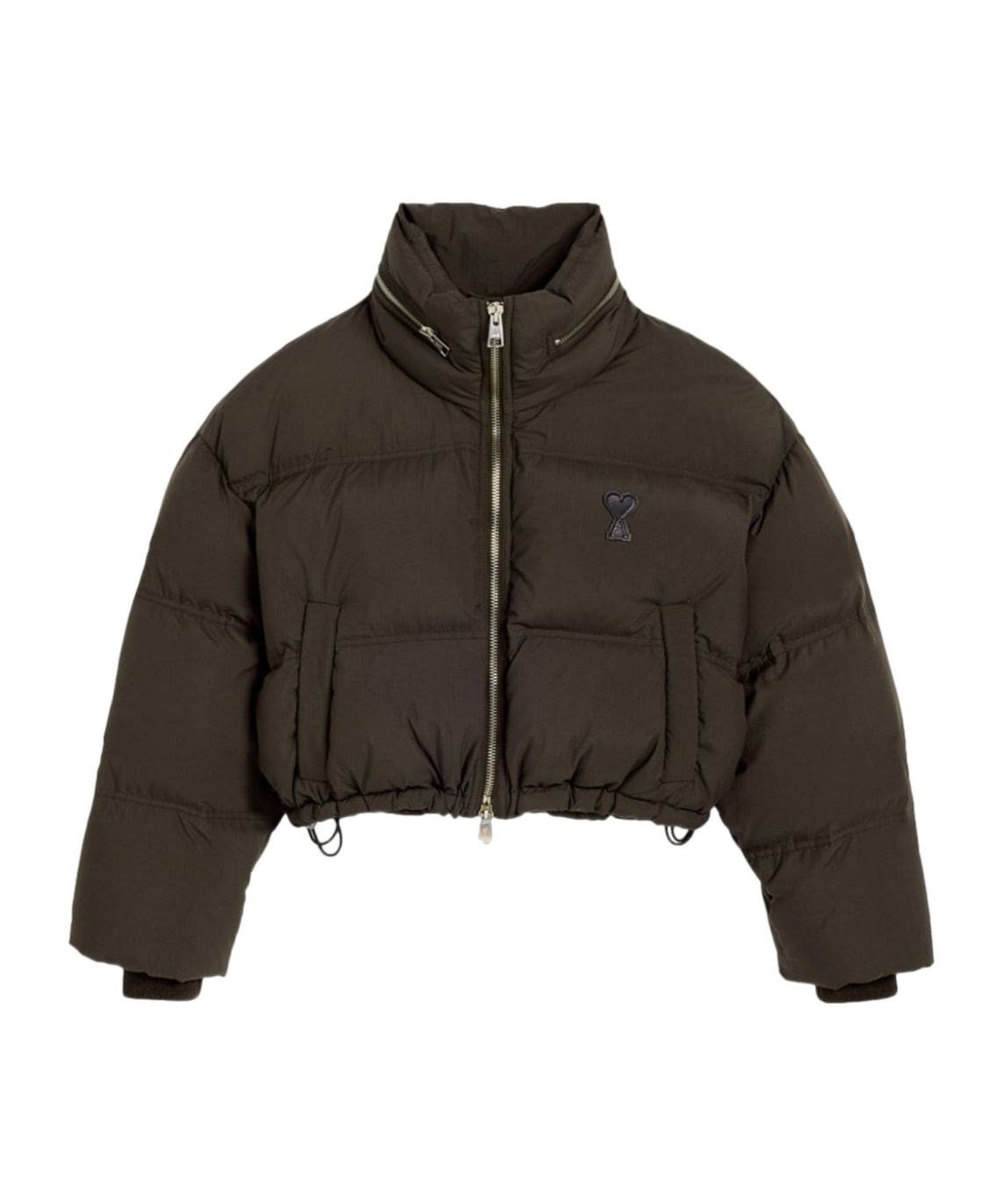 Ami Alexandre Mattiussi Long-sleeved Down Jacket In Black
