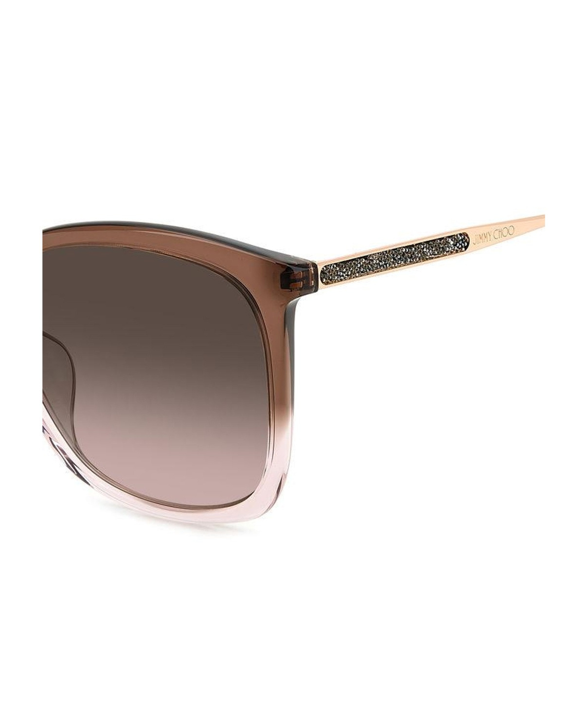 Jimmy Choo Eyewear Square-frame Sunglasses In Brown