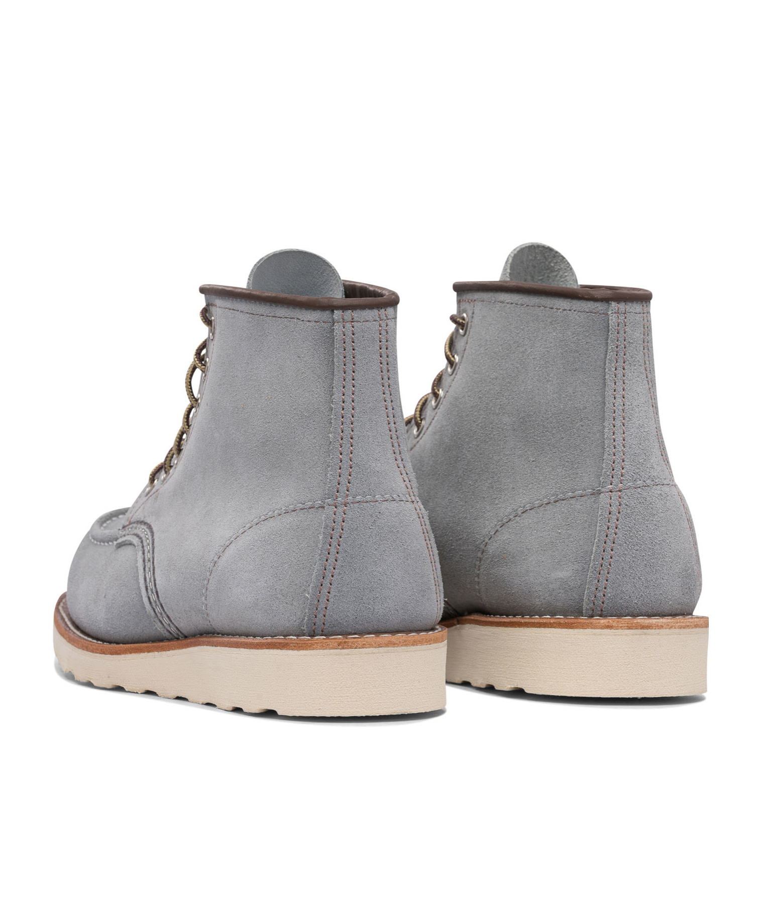 Red Wing Shoes 8800 Classic Moc Suede Boots In Grey