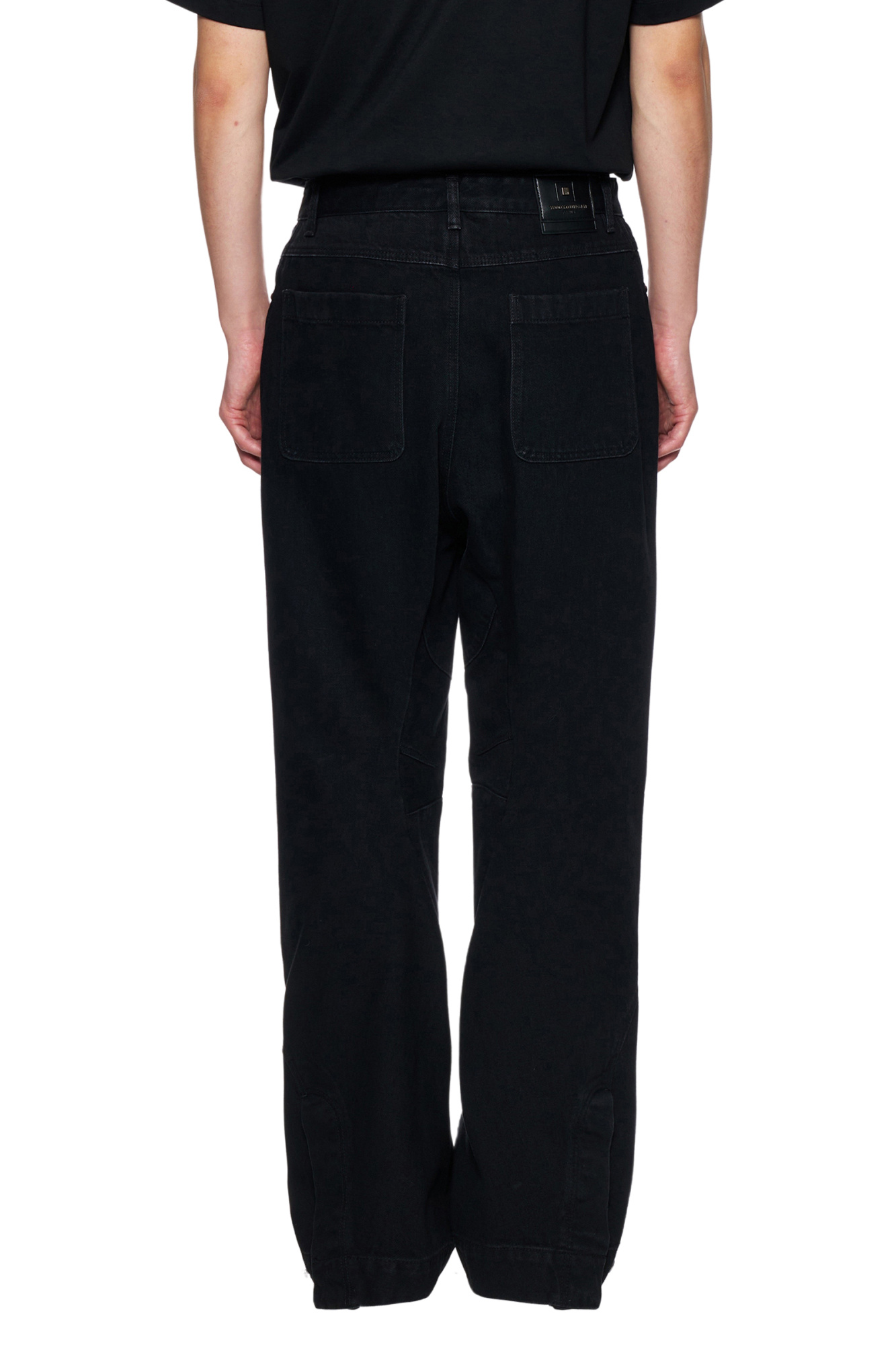 Wooyoungmi Stitched Jeans In Black