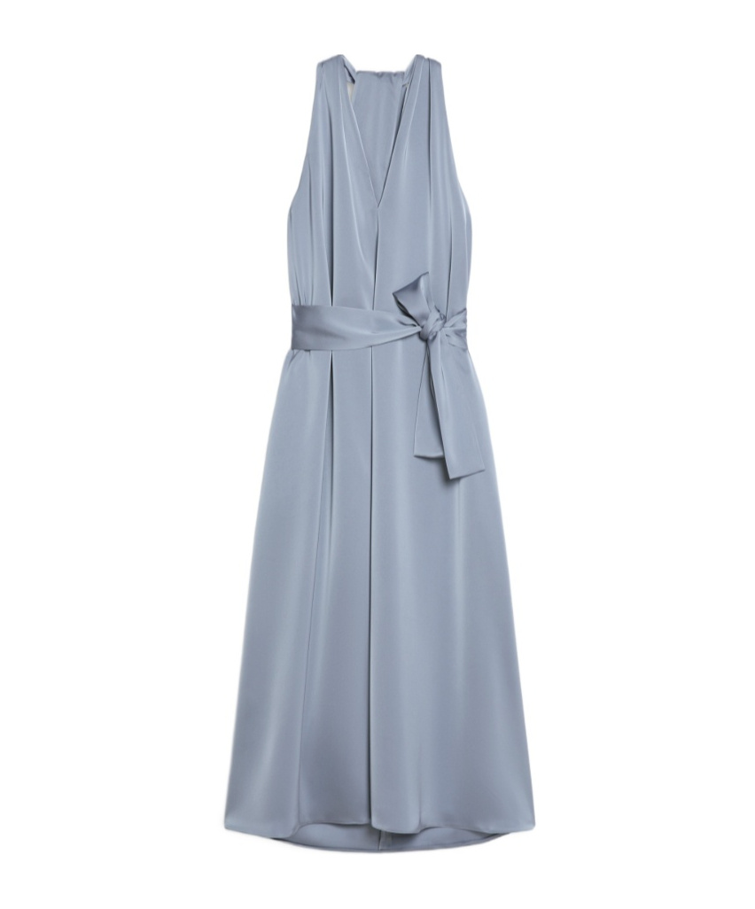 Iblues Satin Dress In Gray