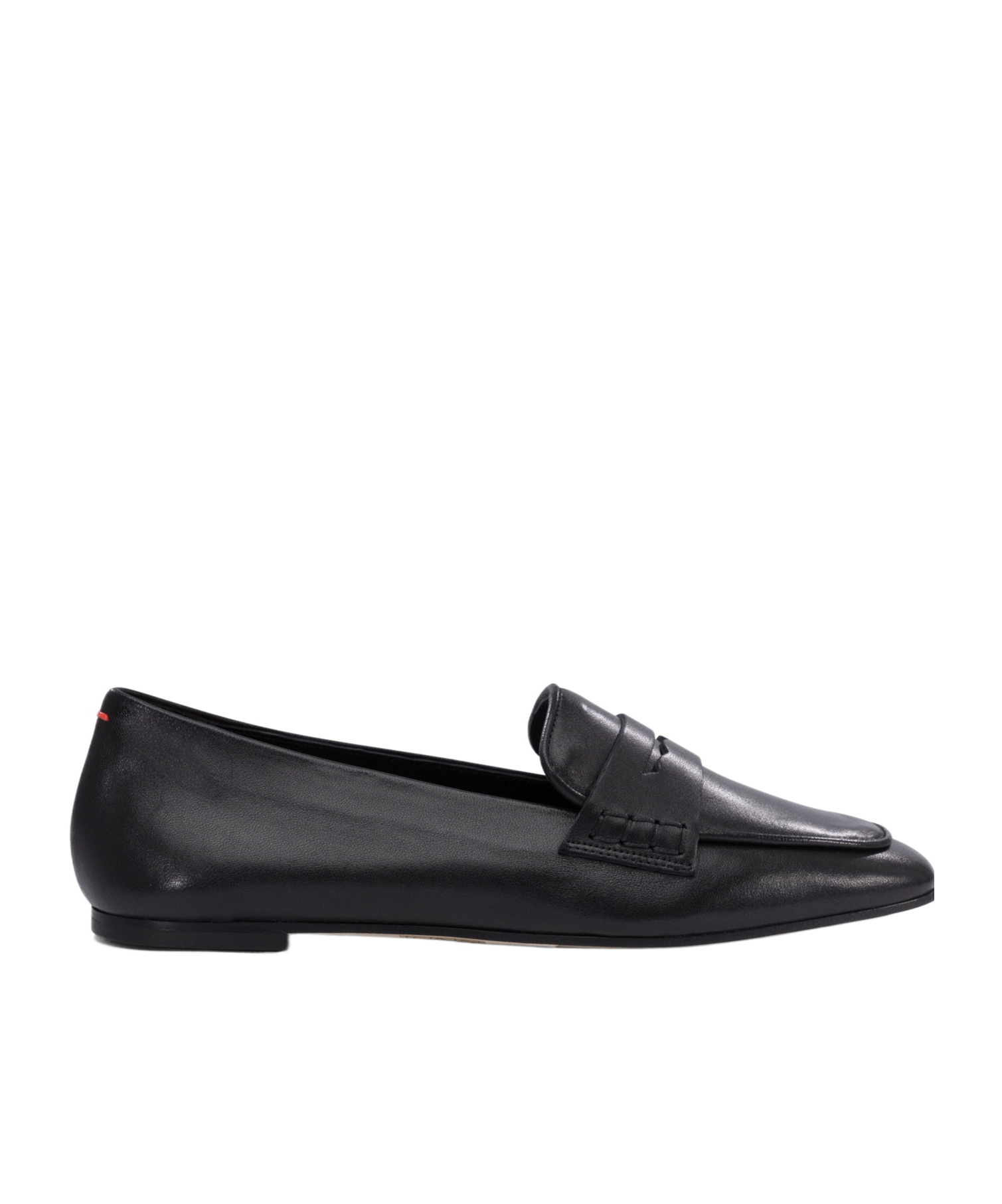 Aeyde Round Head Loafer Shoes In Black