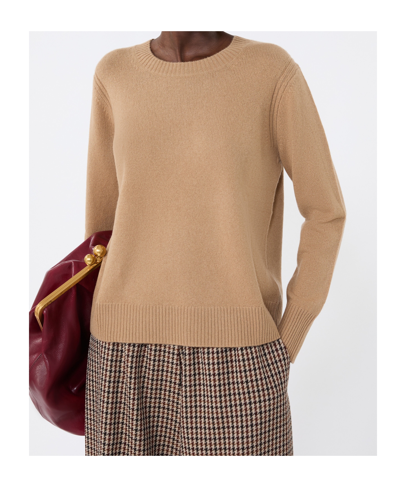 Weekend Max Mara Cashmere Sweater In Brown