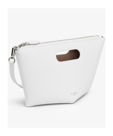 Alaïa Folding Handbag In White