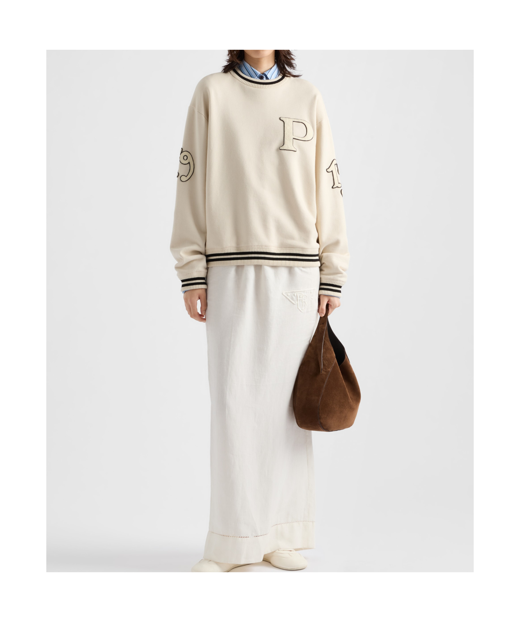 Prada Shirts In Nude