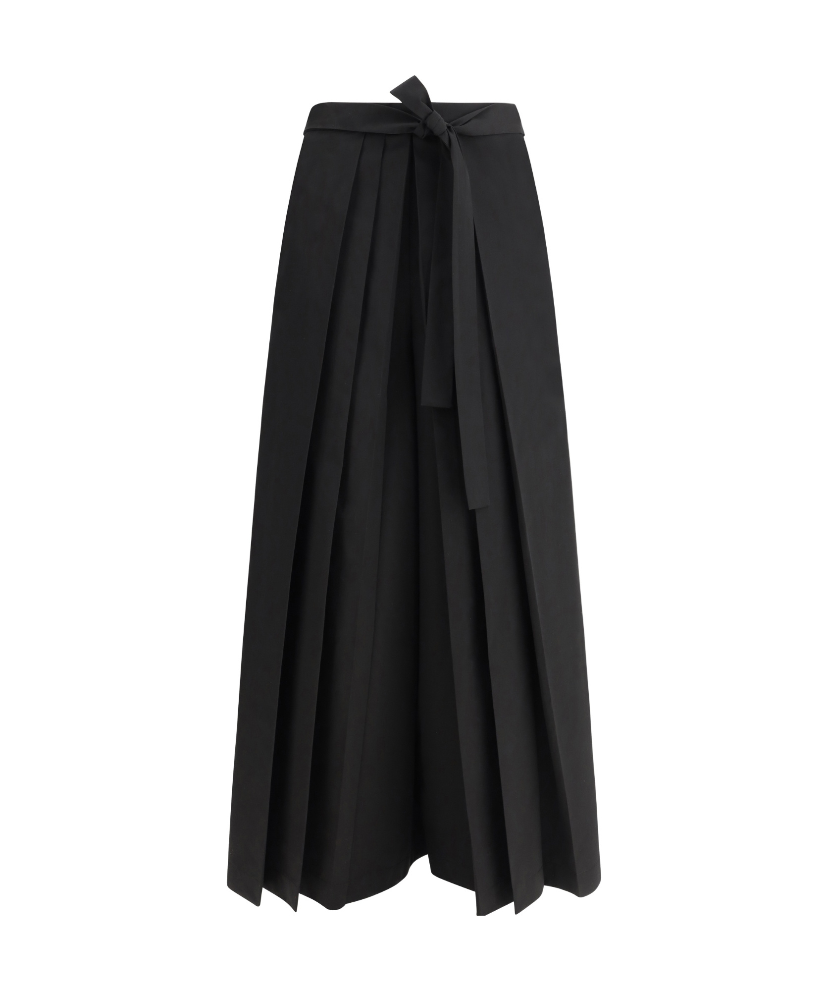 Shop Fabiana Filippi Poplin Trousers In Black