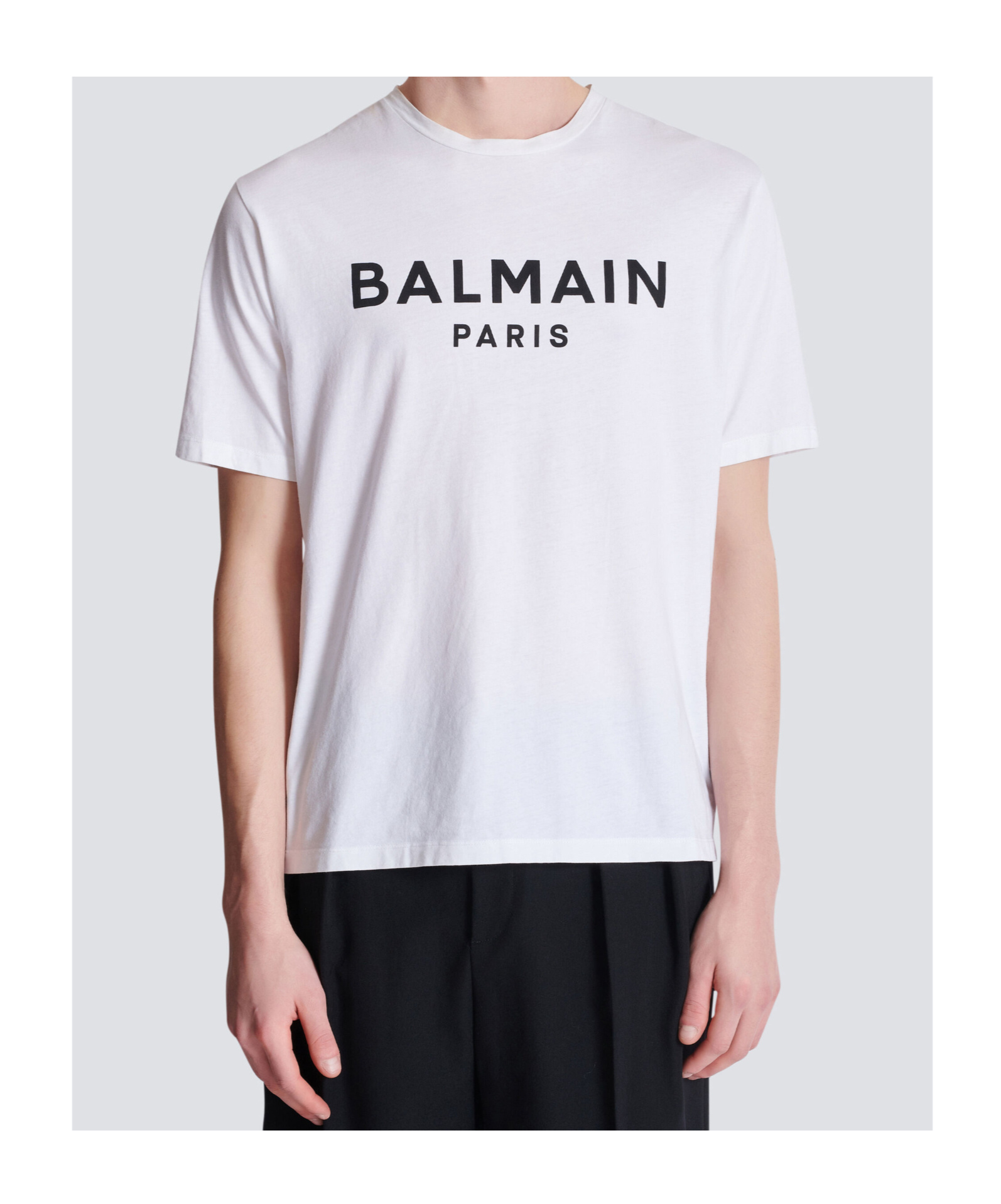Balmain Printed Cotton T-shirt