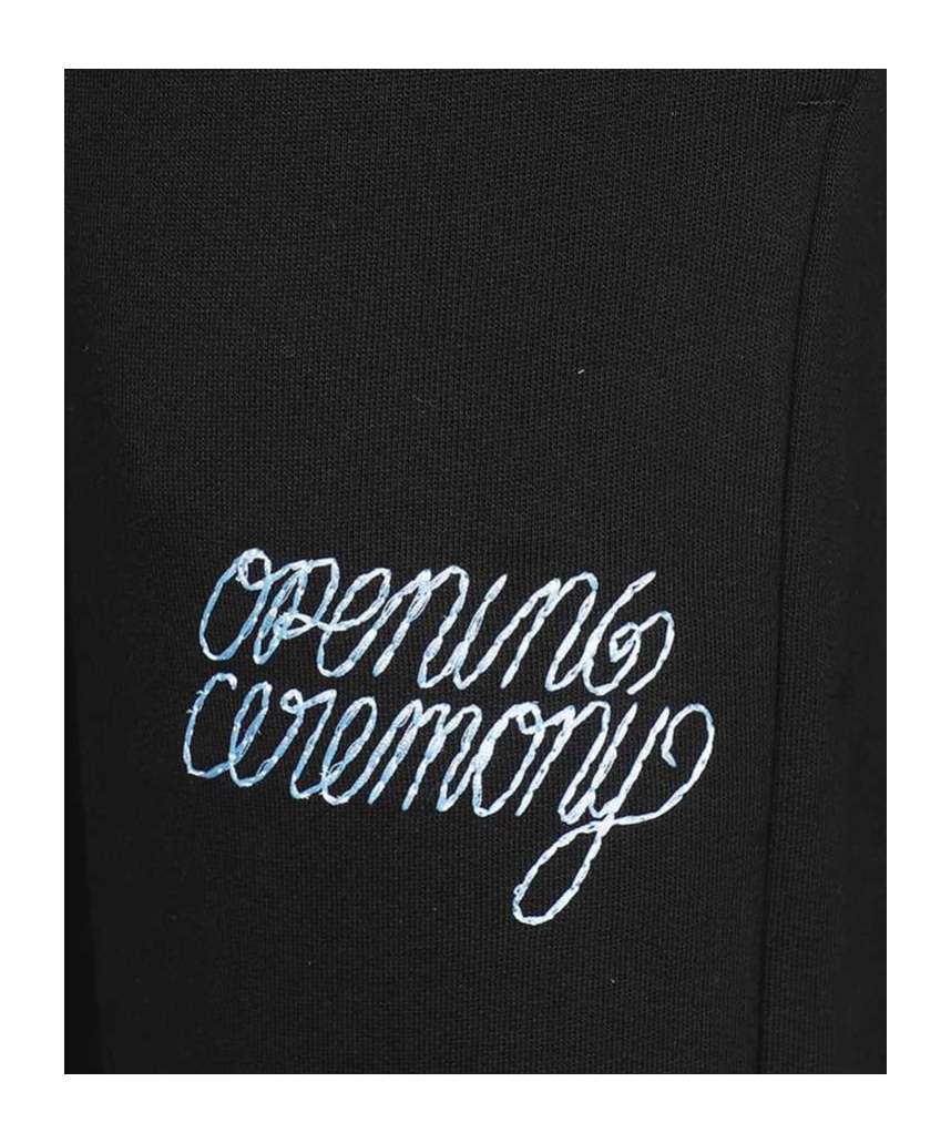 Opening Ceremony Logo-lettering Track Pants In Black