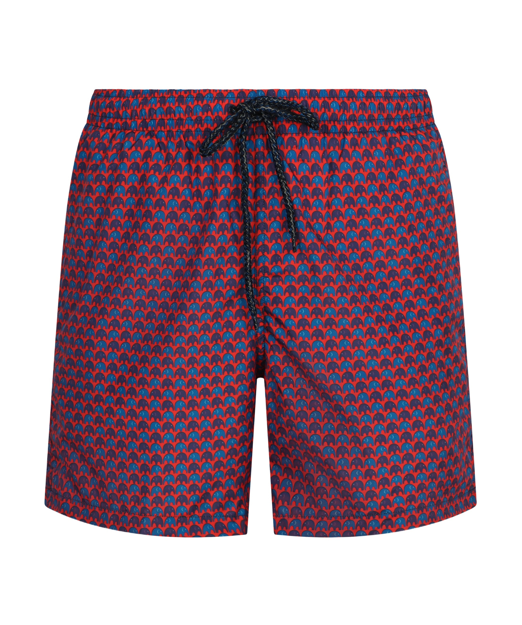 Drumohr Printed Swim Shorts In Red