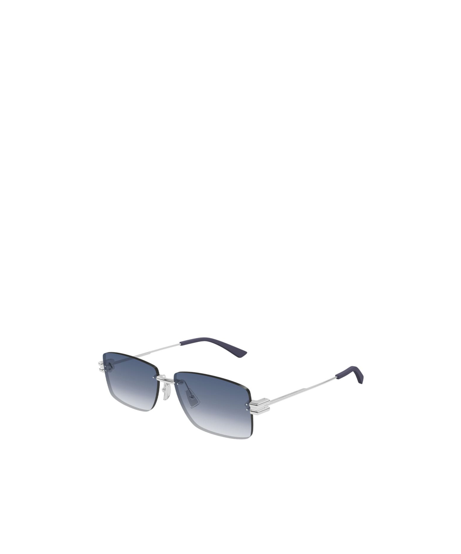 Bottega Veneta Rectangular Sunglasses In Blue