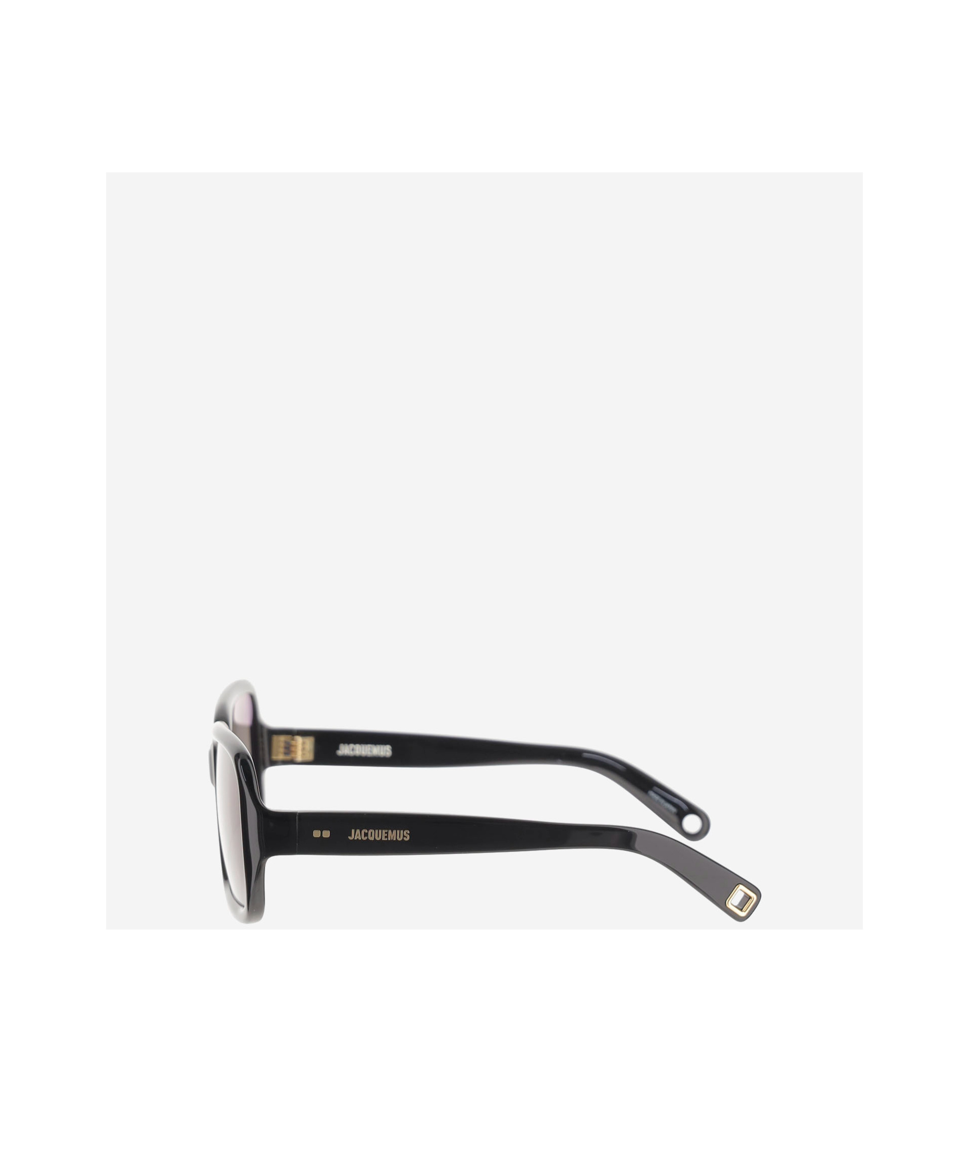 Jacquemus Rectangular Sunglasses In Nude