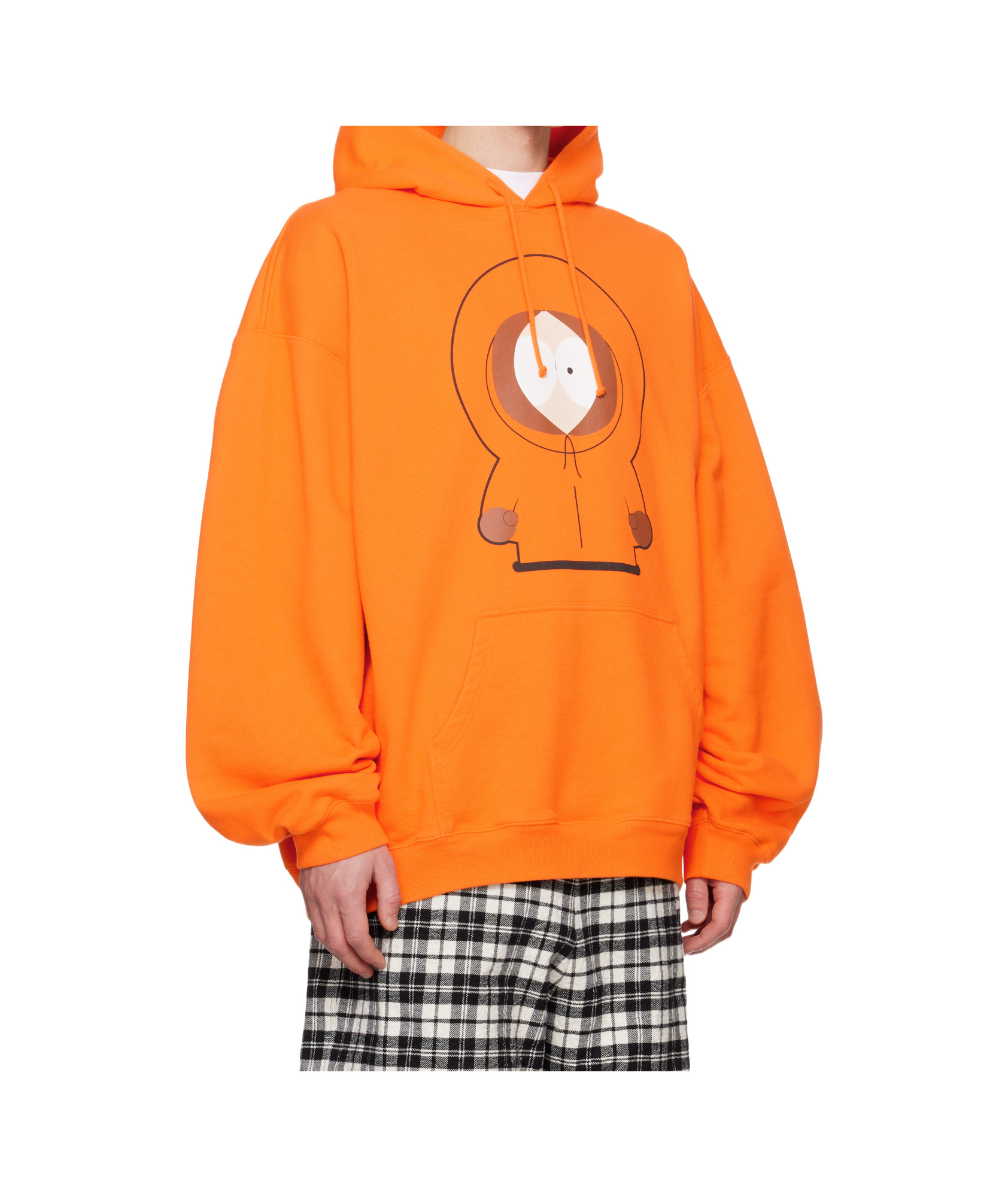 Vetements Orange Kenny Oversized Hoodie In Orange
