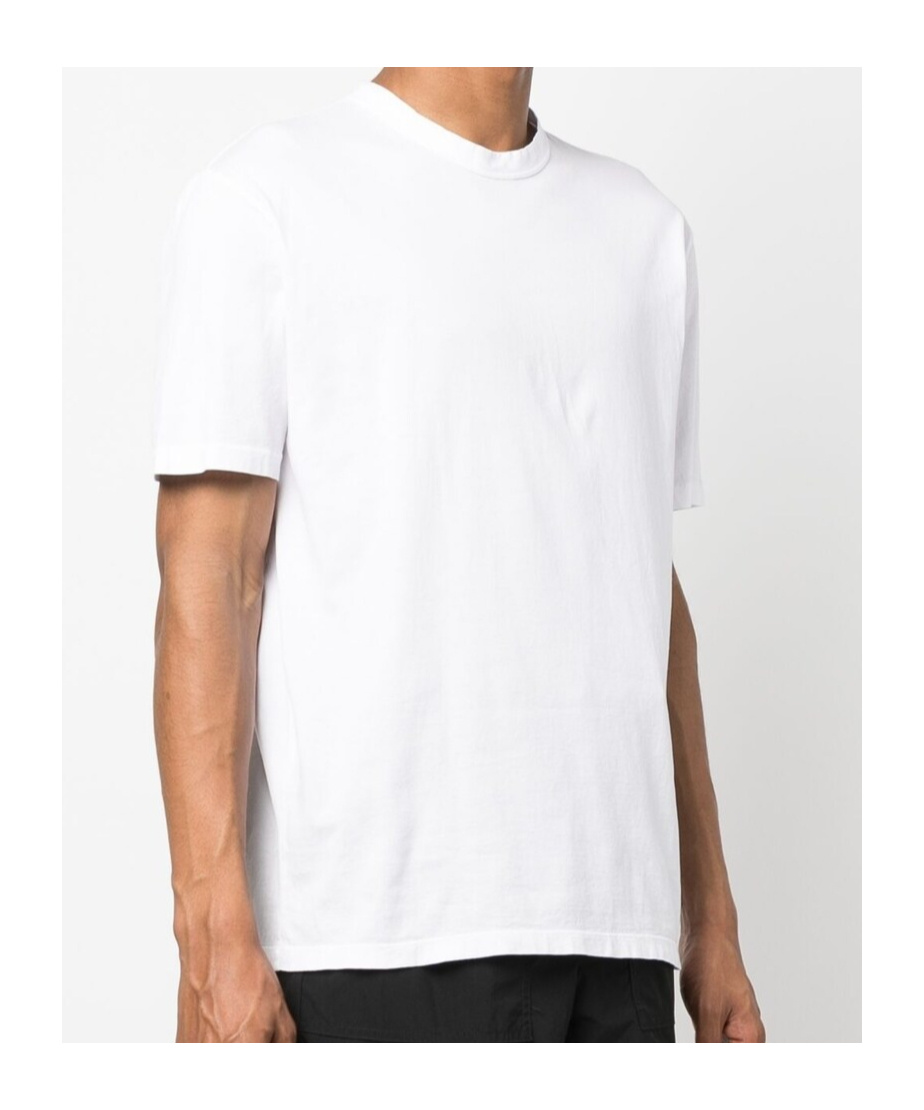 Ten C Logo Patch Crewneck T-shirt In White