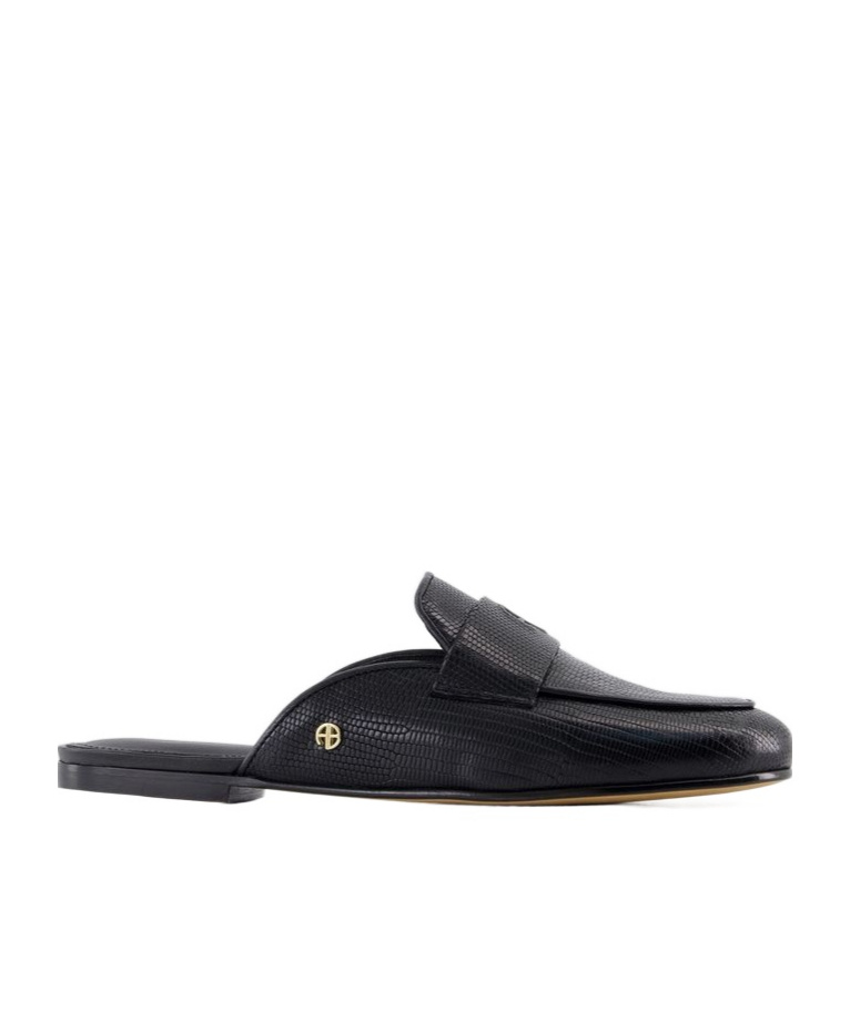 Shop Anine Bing Corrine Muller Shoes In Black